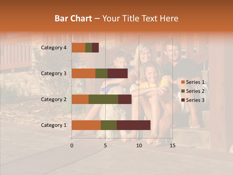 Son Building Stairway PowerPoint Template