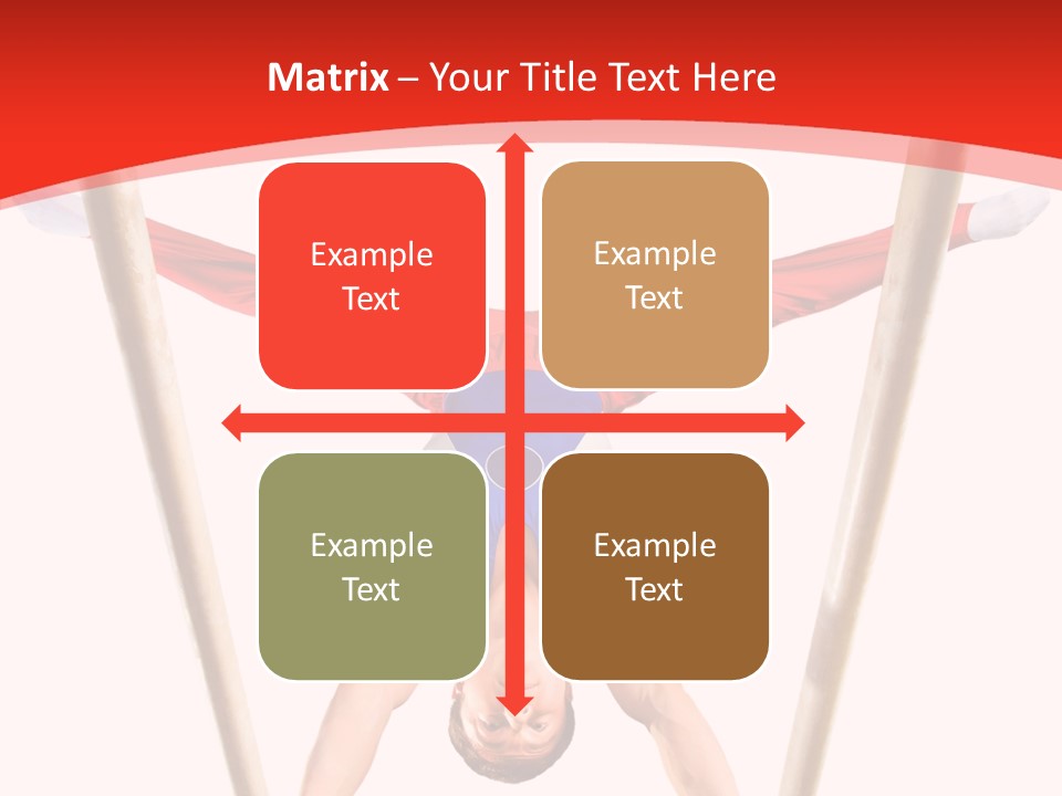 Male Isolation On White PowerPoint Template