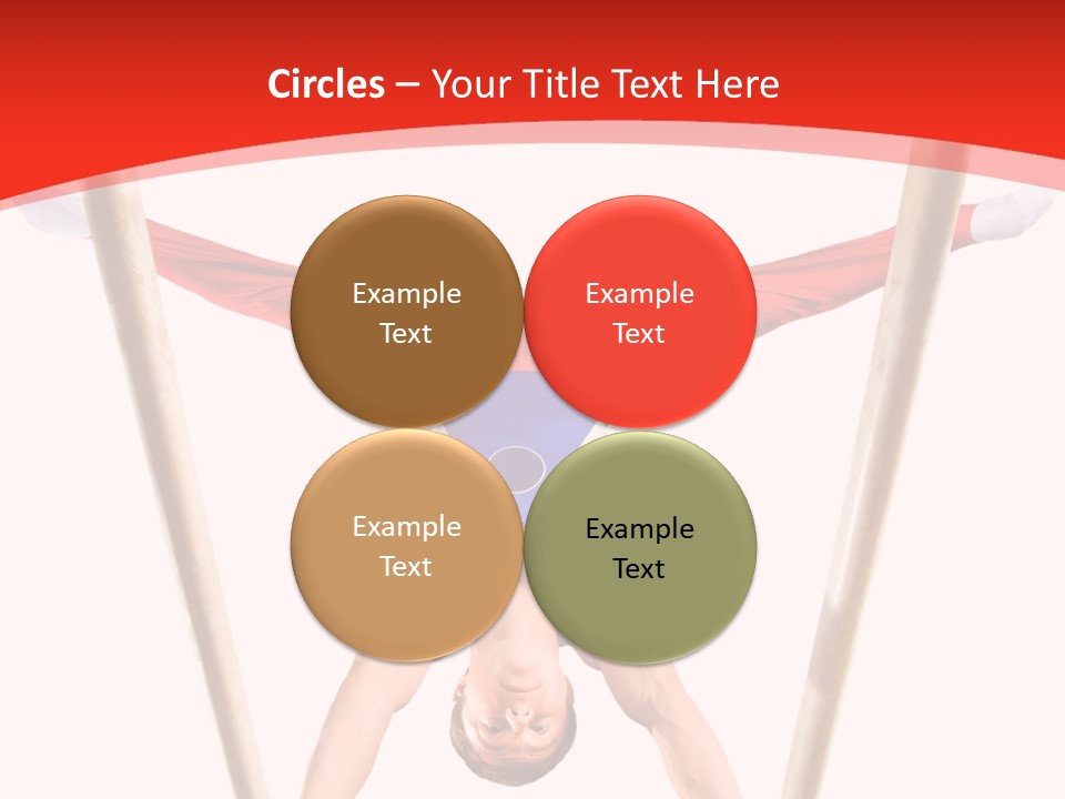 Male Isolation On White PowerPoint Template