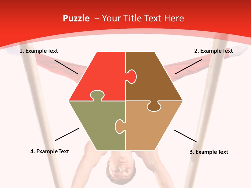 Male Isolation On White PowerPoint Template