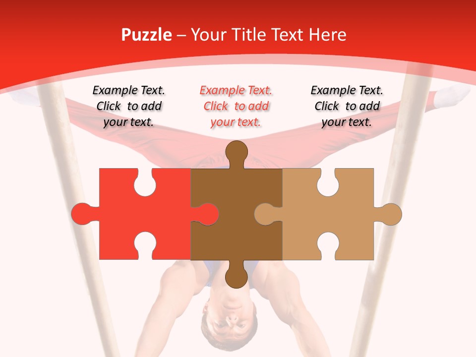 Male Isolation On White PowerPoint Template