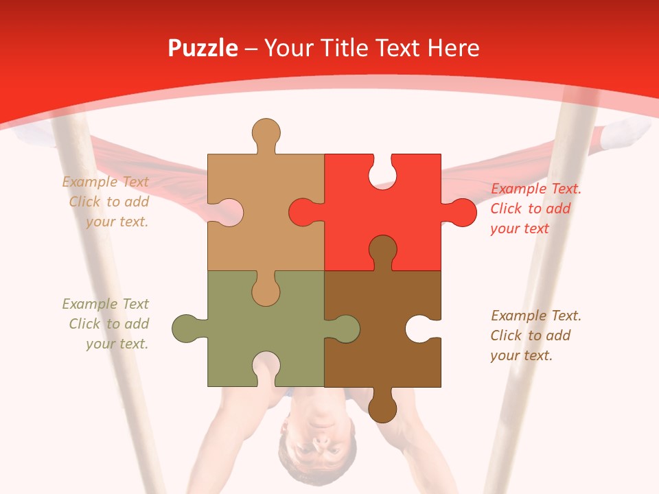 Male Isolation On White PowerPoint Template