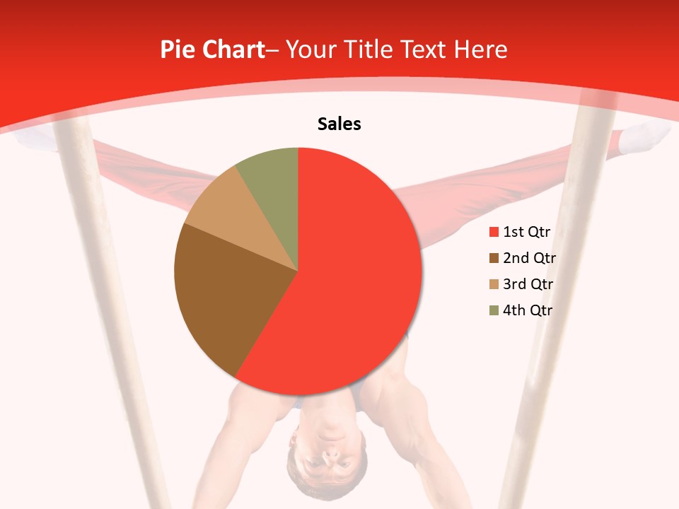 Male Isolation On White PowerPoint Template