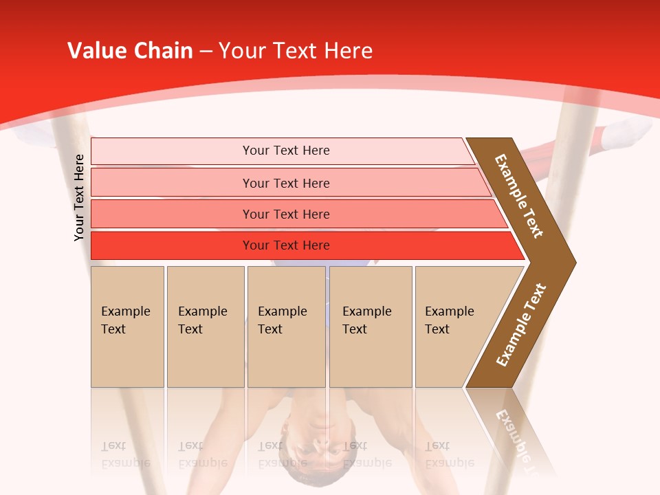 Male Isolation On White PowerPoint Template