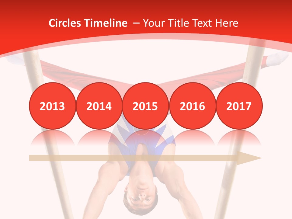 Male Isolation On White PowerPoint Template