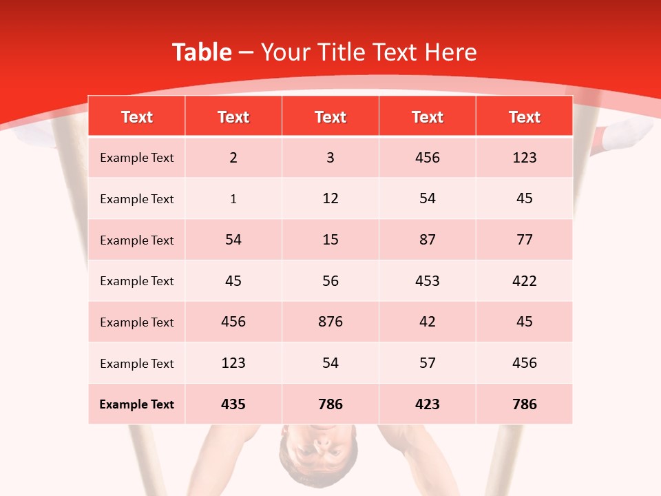 Male Isolation On White PowerPoint Template