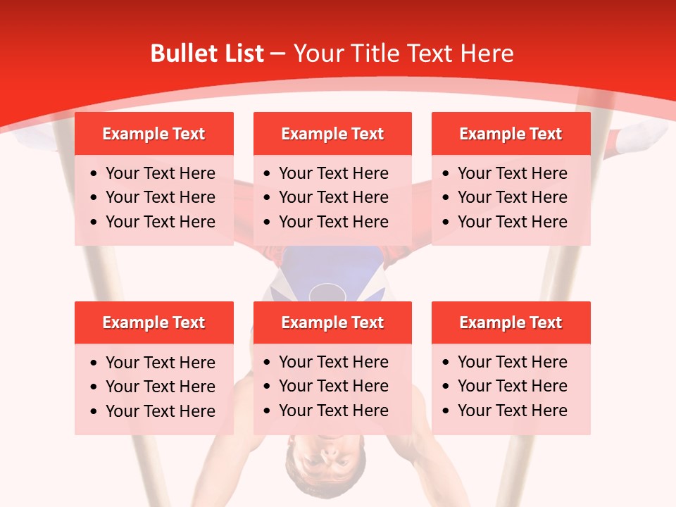 Male Isolation On White PowerPoint Template