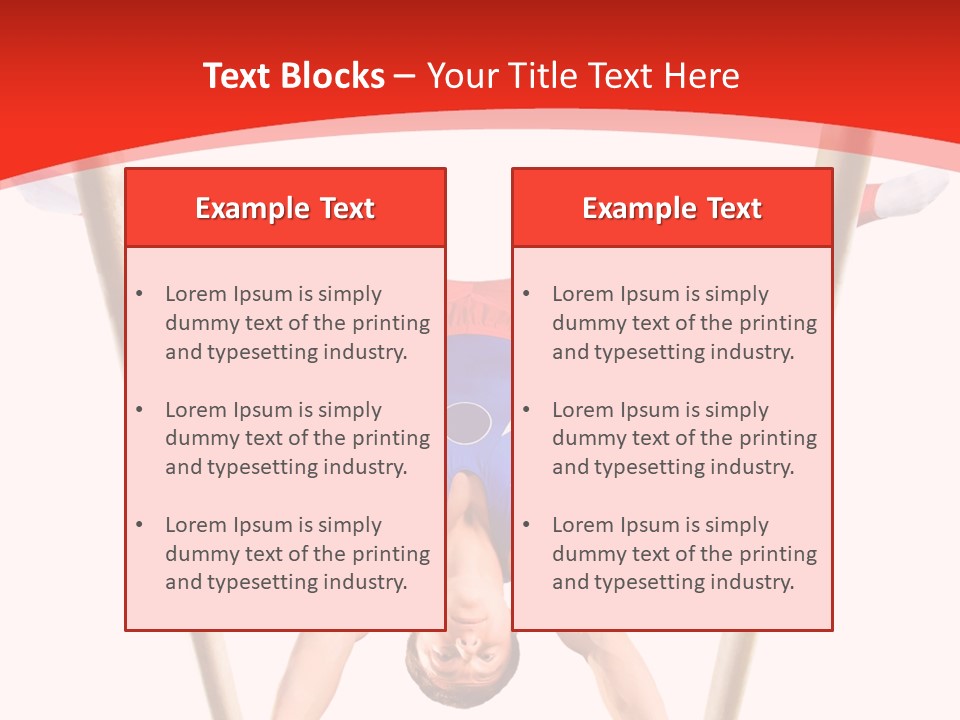 Male Isolation On White PowerPoint Template