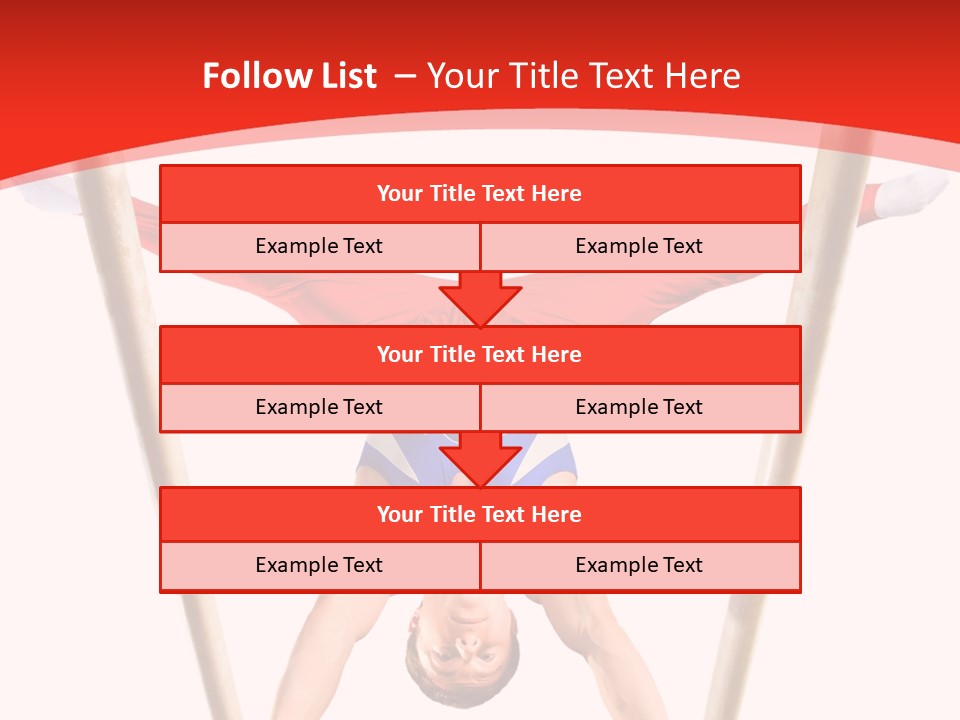 Male Isolation On White PowerPoint Template