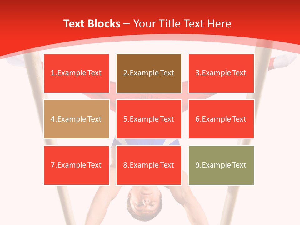 Male Isolation On White PowerPoint Template