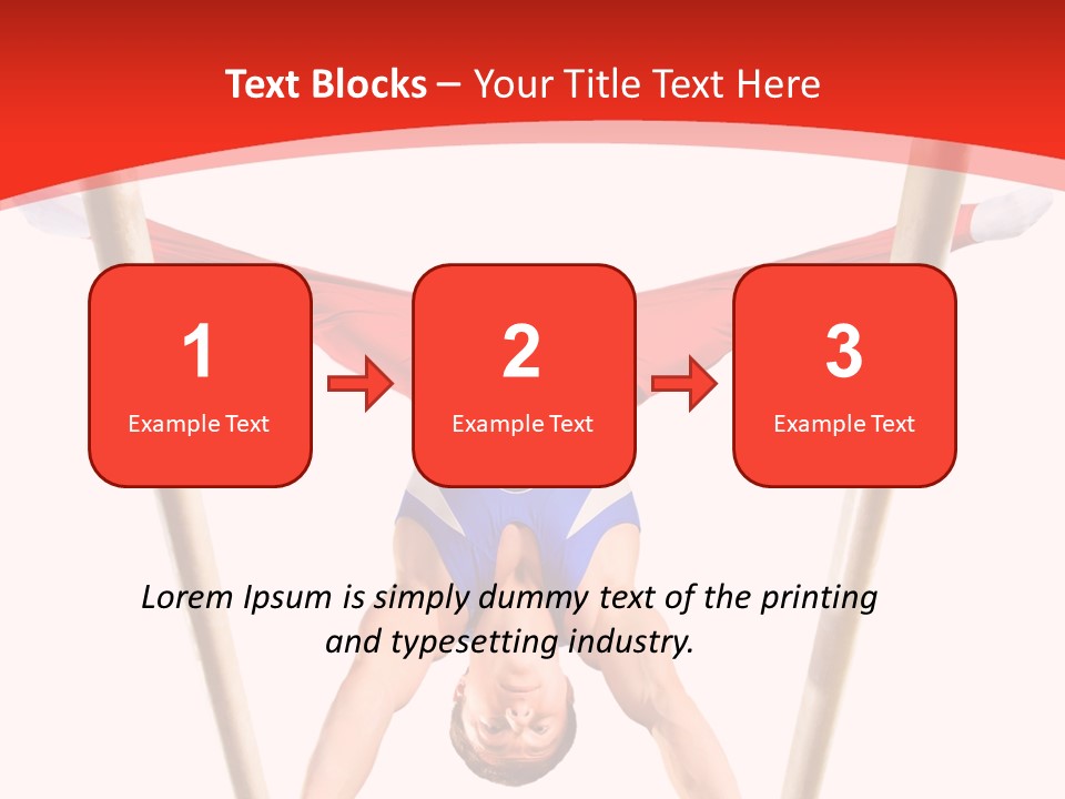 Male Isolation On White PowerPoint Template