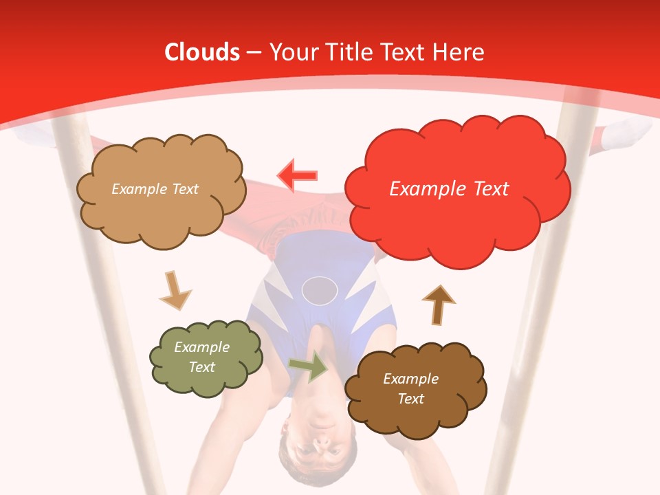 Male Isolation On White PowerPoint Template