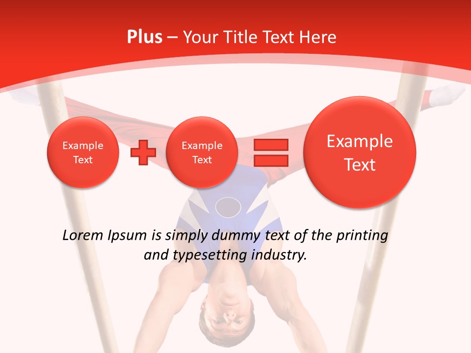 Male Isolation On White PowerPoint Template