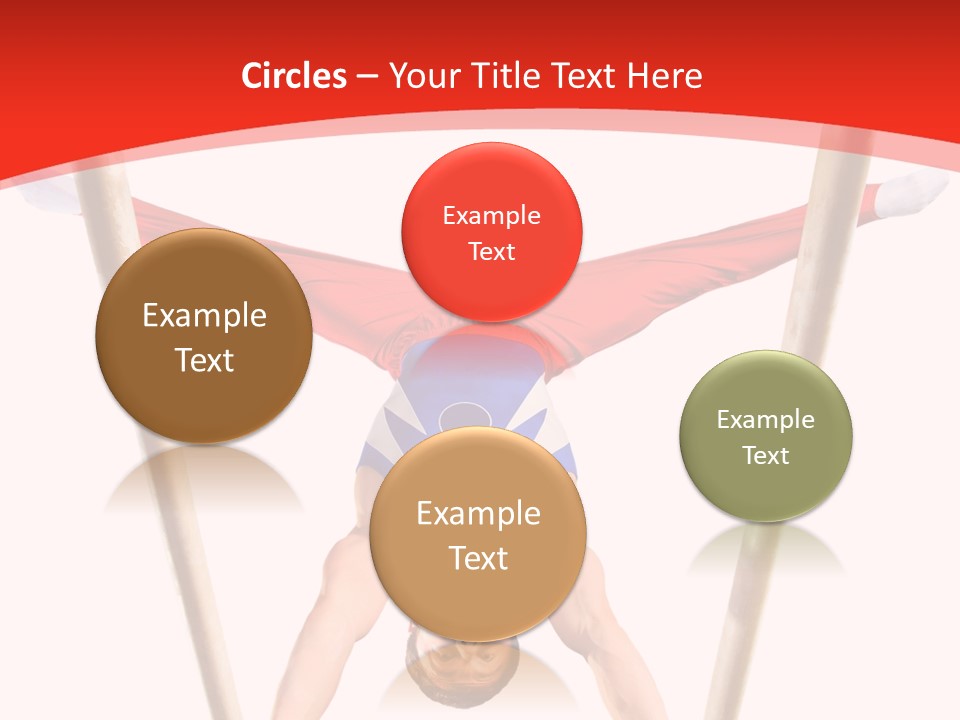 Male Isolation On White PowerPoint Template