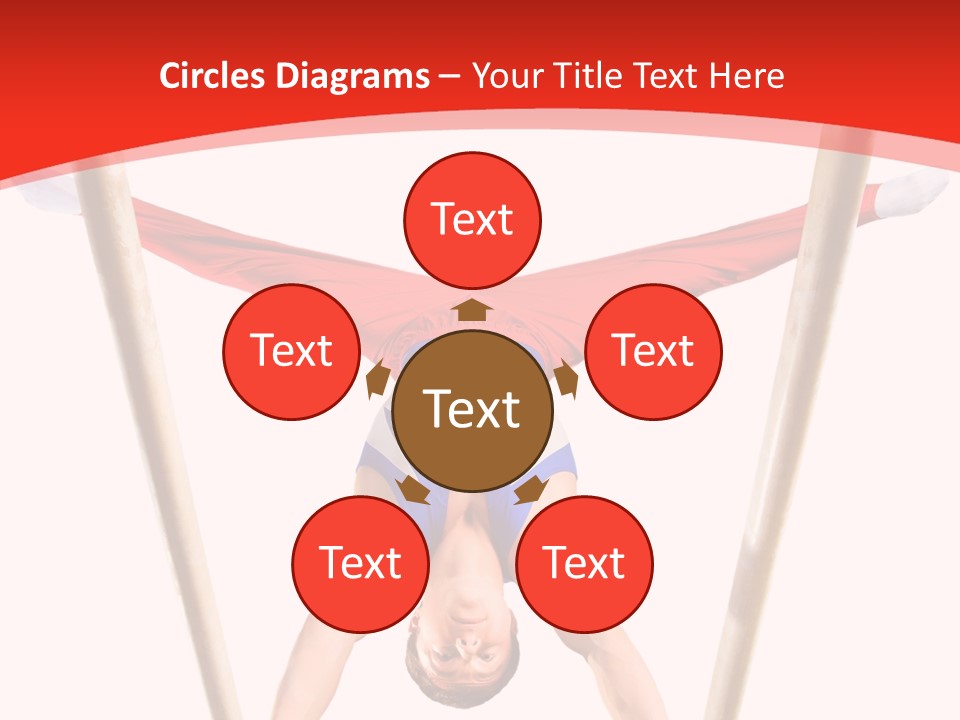 Male Isolation On White PowerPoint Template