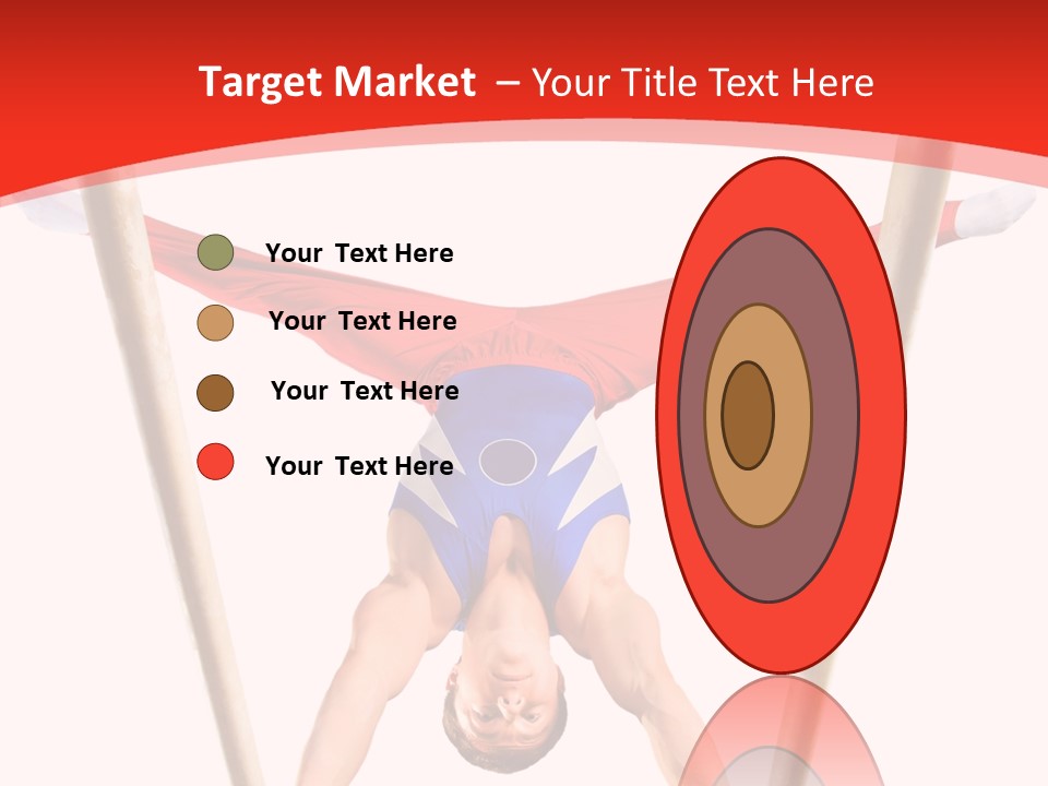 Male Isolation On White PowerPoint Template