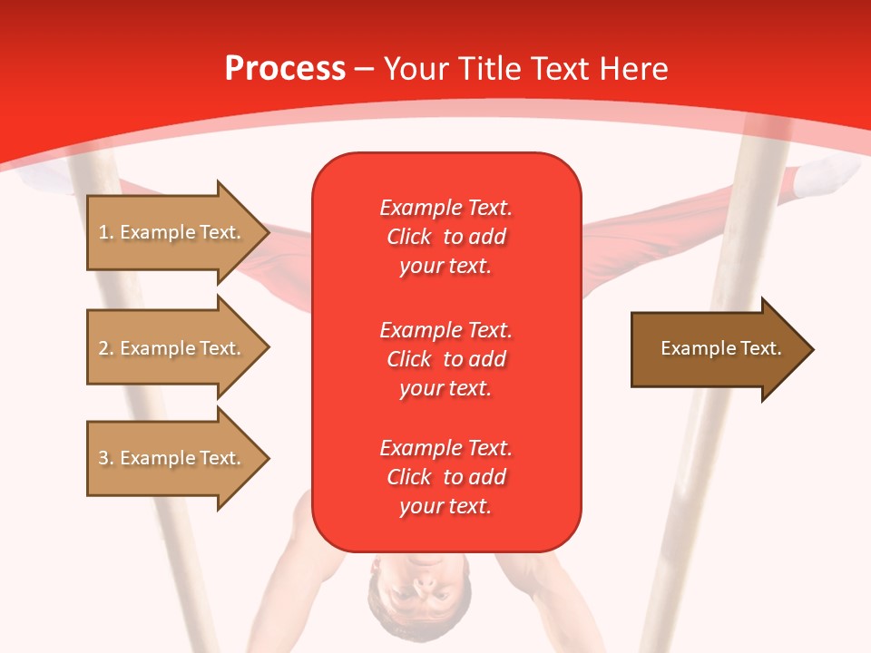 Male Isolation On White PowerPoint Template