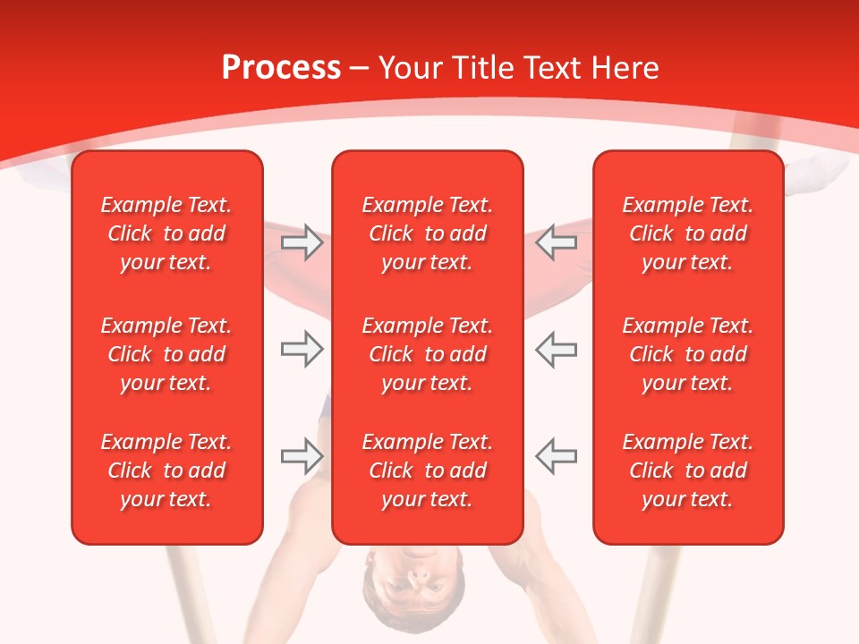 Male Isolation On White PowerPoint Template