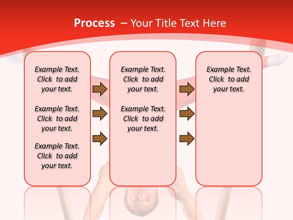 Male Isolation On White PowerPoint Template
