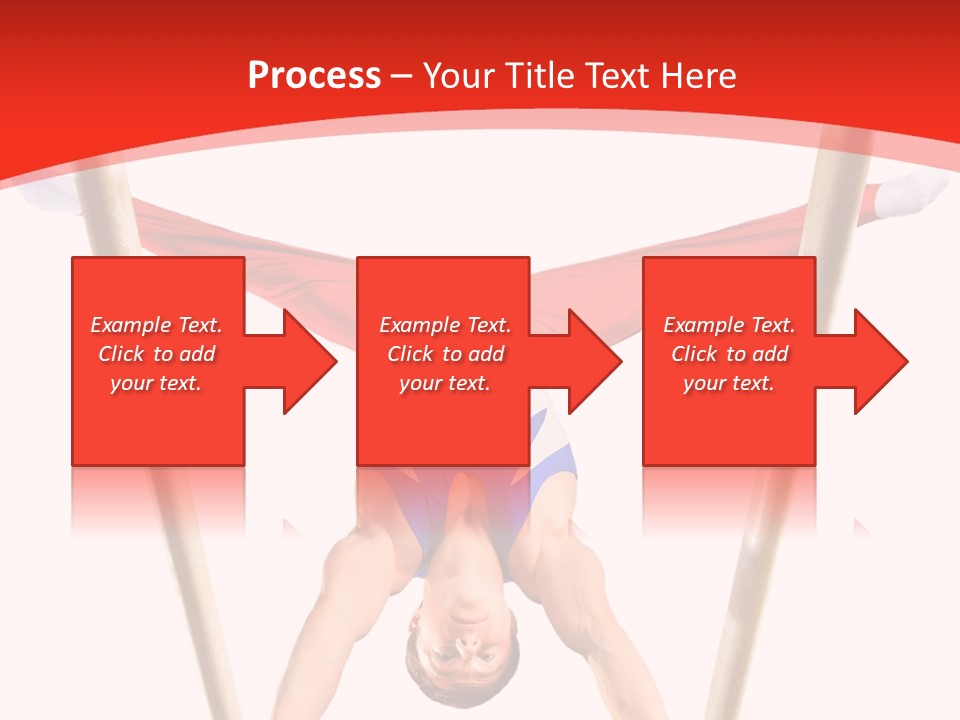 Male Isolation On White PowerPoint Template