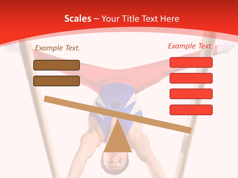 Male Isolation On White PowerPoint Template