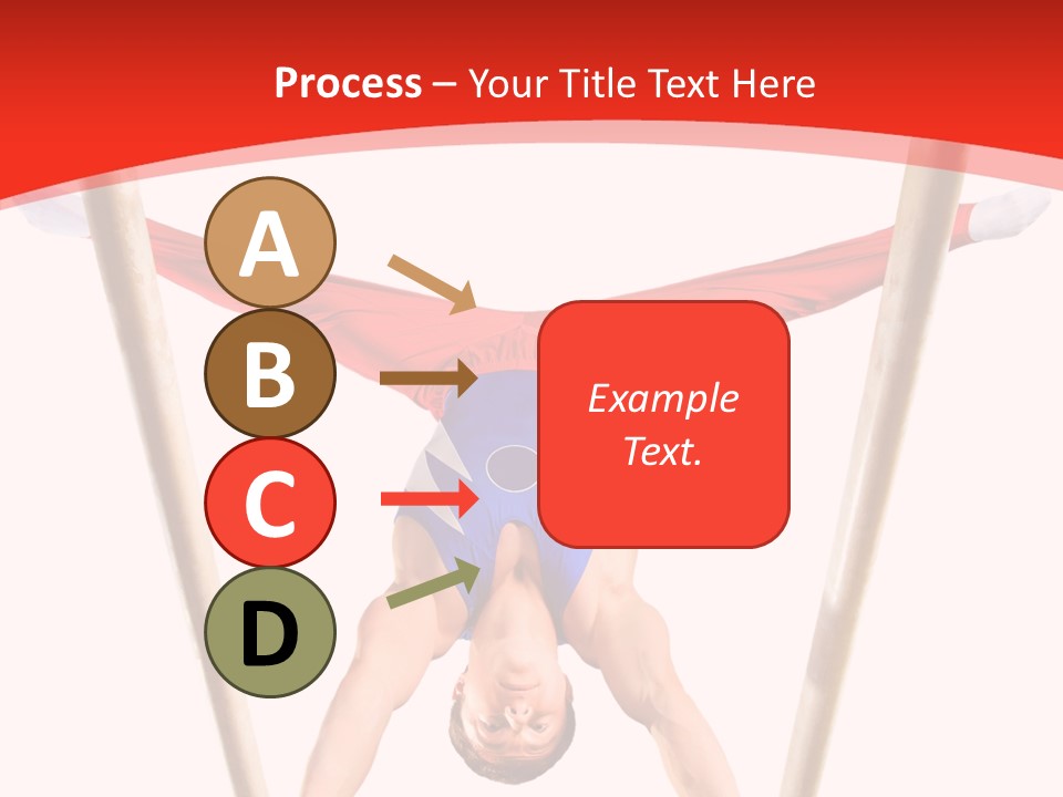 Male Isolation On White PowerPoint Template
