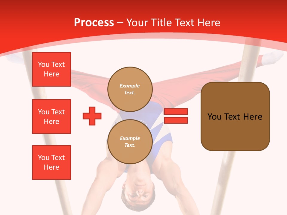 Male Isolation On White PowerPoint Template
