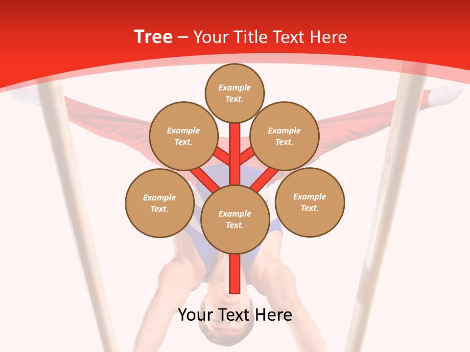Male Isolation On White PowerPoint Template