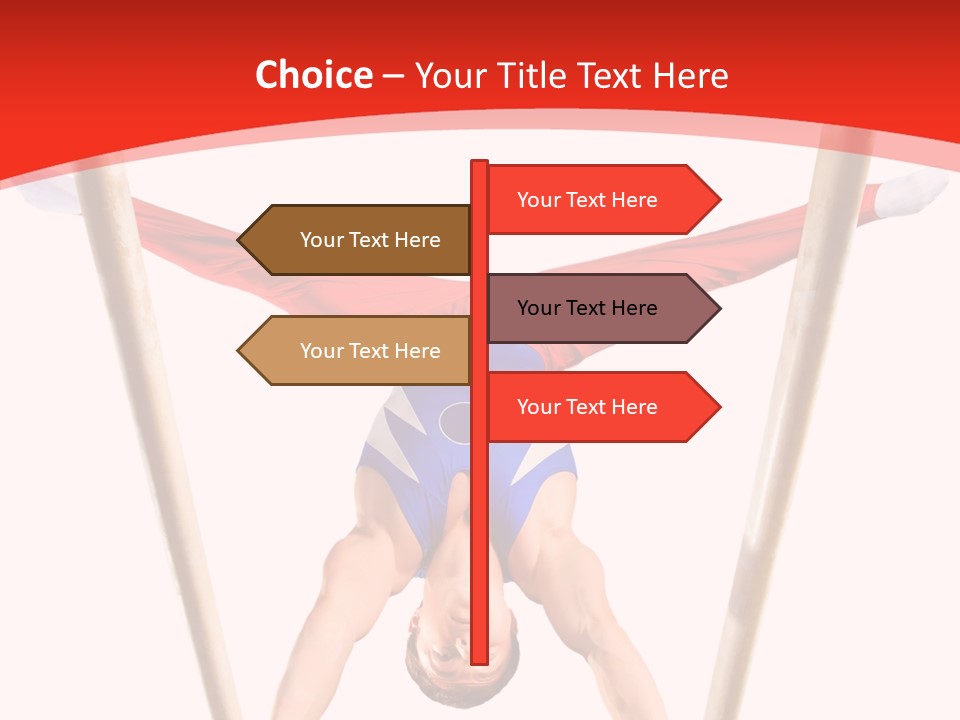 Male Isolation On White PowerPoint Template