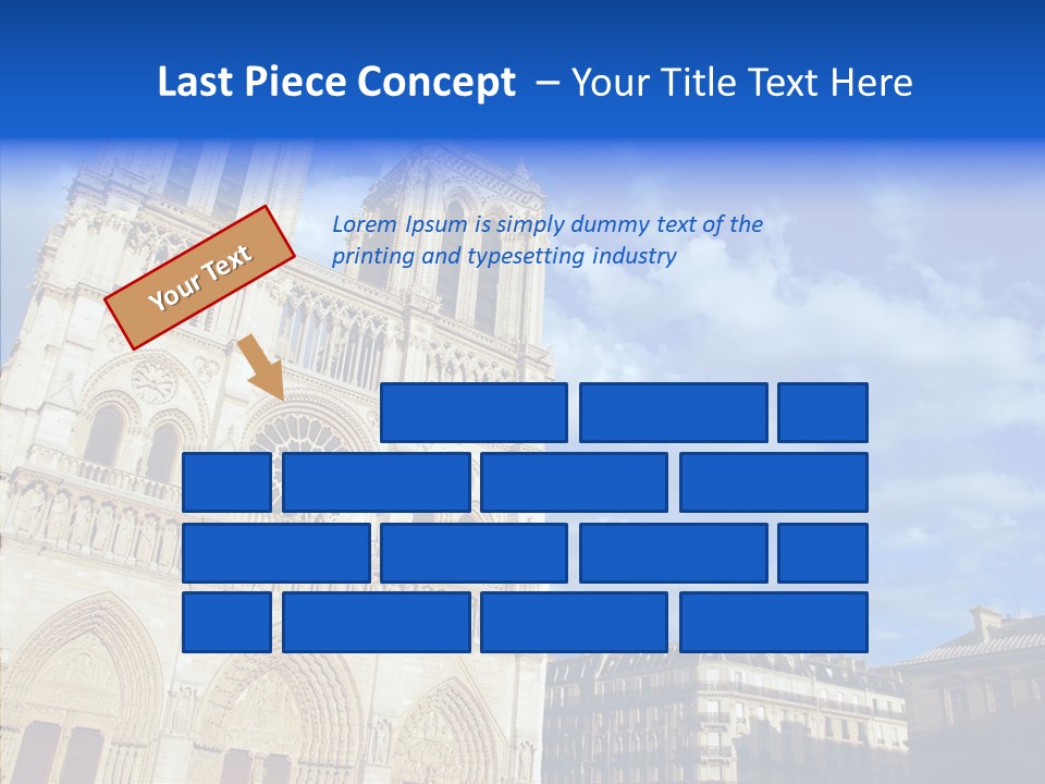 Landmark Ruined Exterior PowerPoint Template