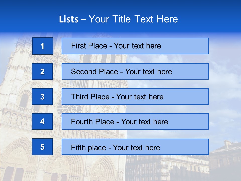 Landmark Ruined Exterior PowerPoint Template