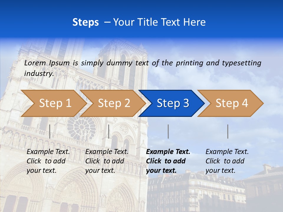 Landmark Ruined Exterior PowerPoint Template