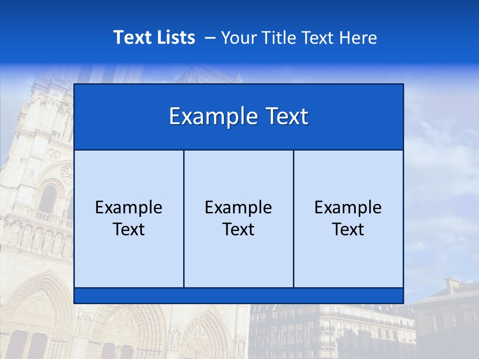 Landmark Ruined Exterior PowerPoint Template