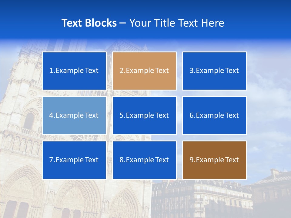 Landmark Ruined Exterior PowerPoint Template