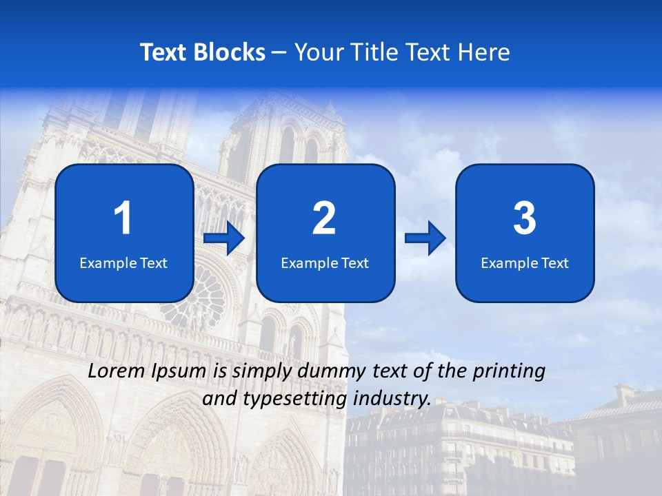 Landmark Ruined Exterior PowerPoint Template