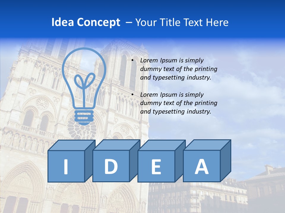 Landmark Ruined Exterior PowerPoint Template
