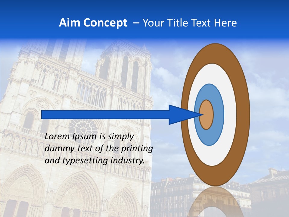 Landmark Ruined Exterior PowerPoint Template