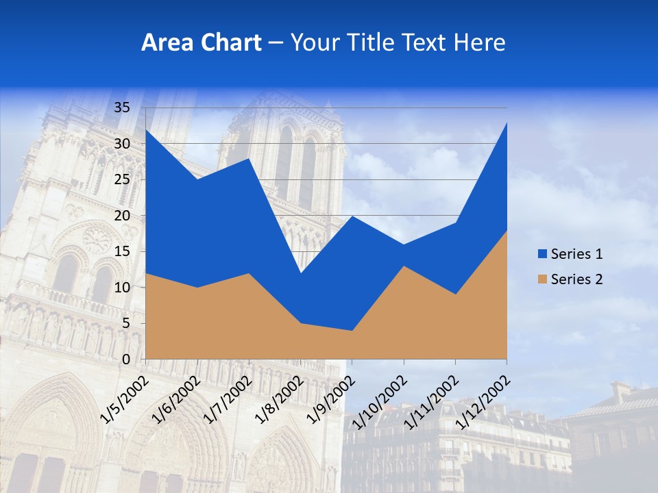 Landmark Ruined Exterior PowerPoint Template