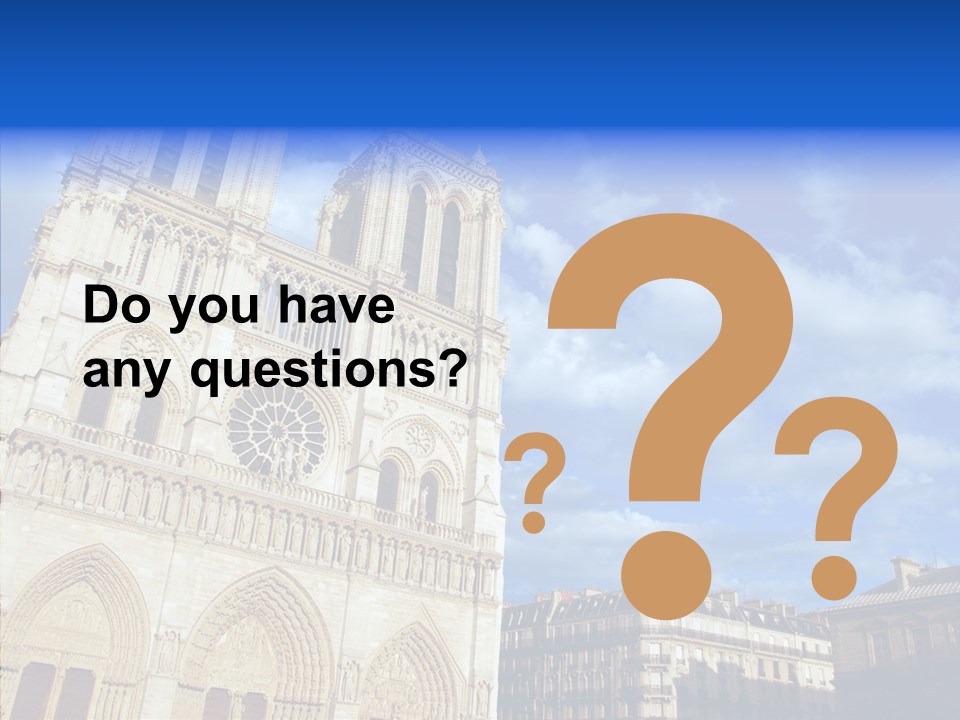 Landmark Ruined Exterior PowerPoint Template