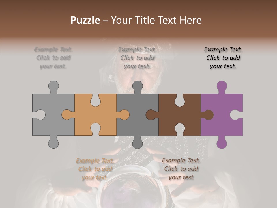 Clairvoyant Gypsy Prognosticator PowerPoint Template