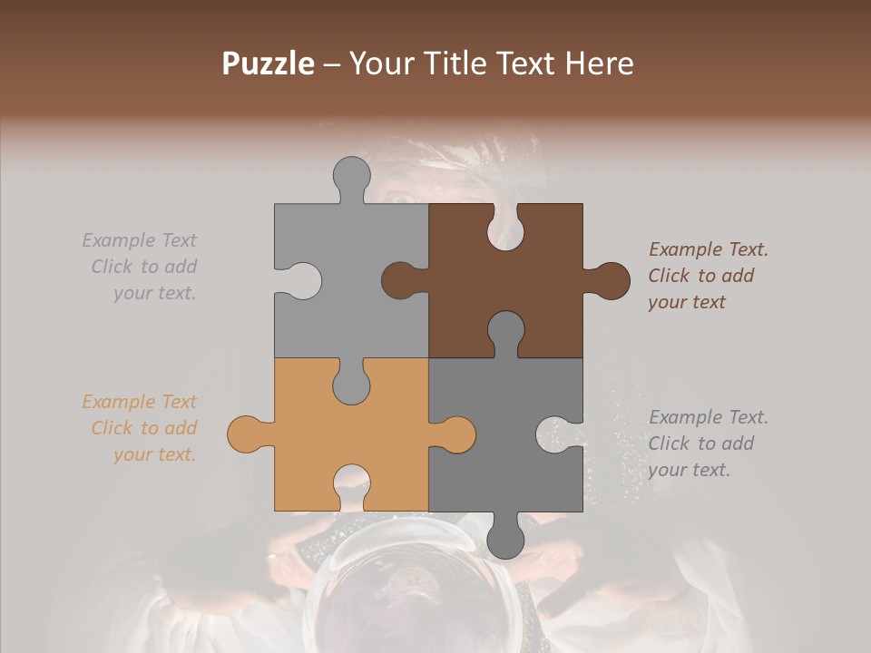 Clairvoyant Gypsy Prognosticator PowerPoint Template