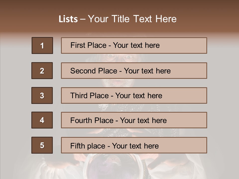 Clairvoyant Gypsy Prognosticator PowerPoint Template