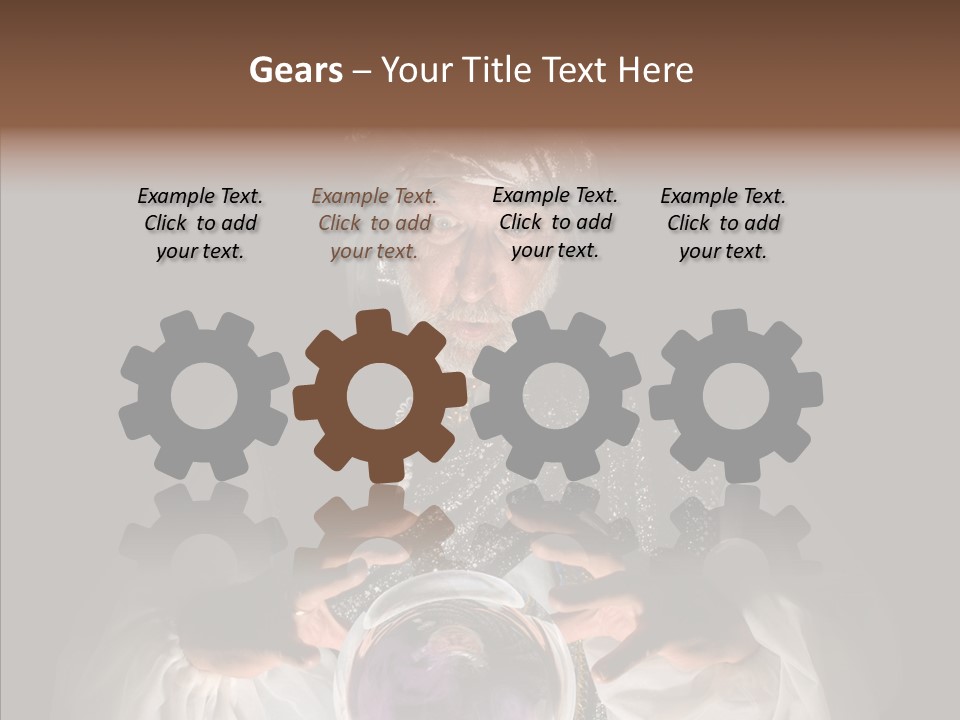 Clairvoyant Gypsy Prognosticator PowerPoint Template