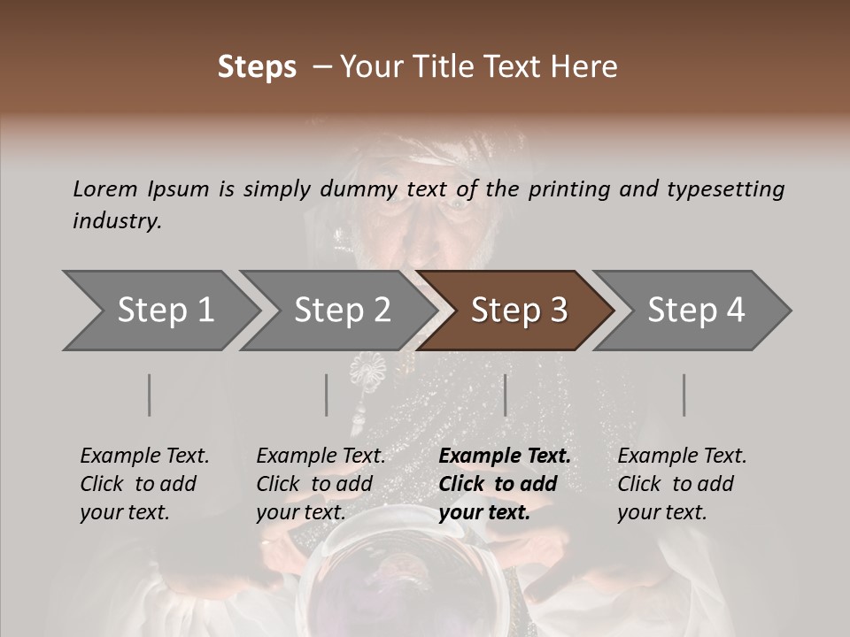 Clairvoyant Gypsy Prognosticator PowerPoint Template