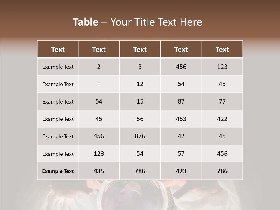 Clairvoyant Gypsy Prognosticator PowerPoint Template