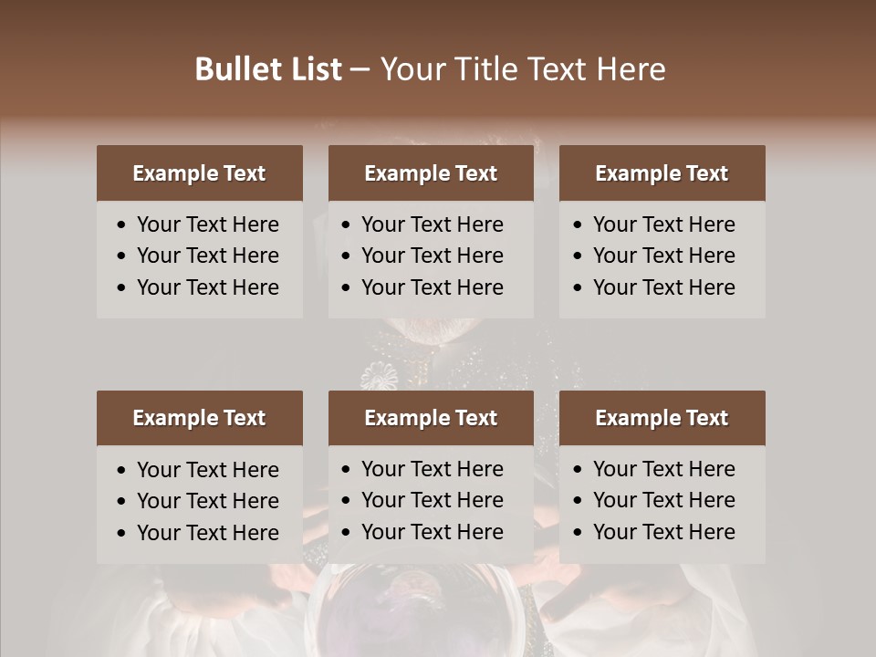 Clairvoyant Gypsy Prognosticator PowerPoint Template