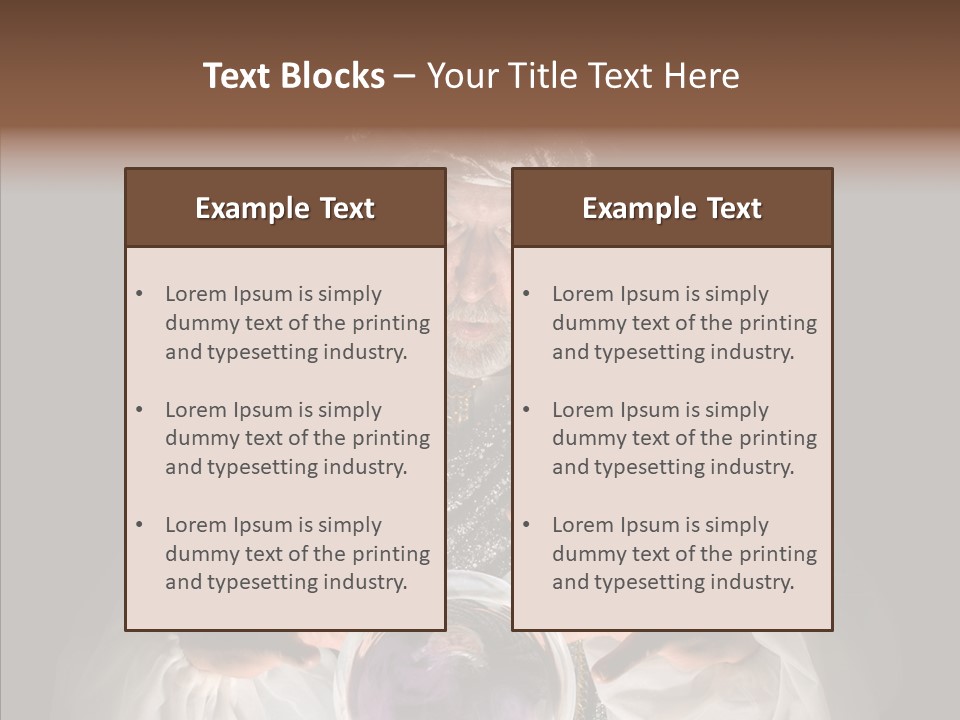 Clairvoyant Gypsy Prognosticator PowerPoint Template