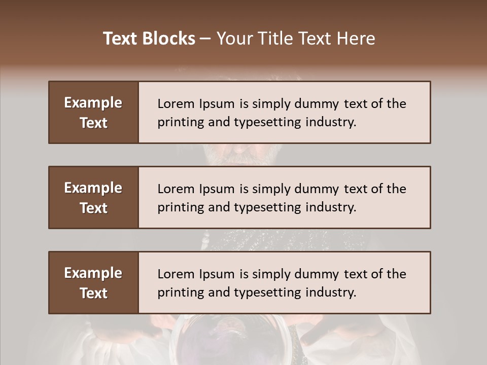 Clairvoyant Gypsy Prognosticator PowerPoint Template