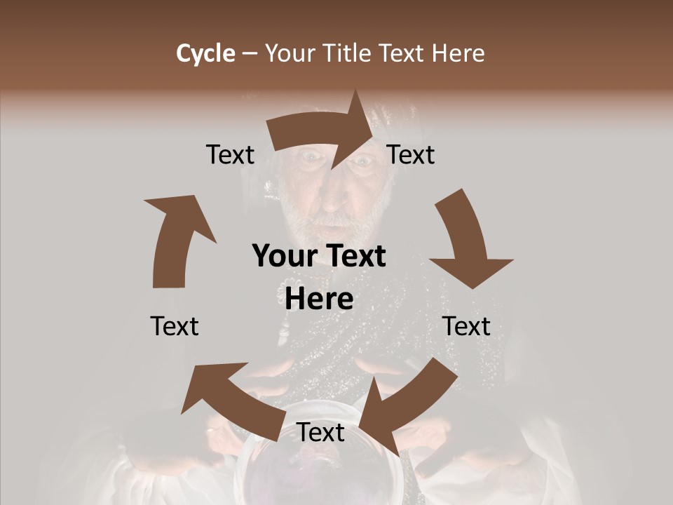 Clairvoyant Gypsy Prognosticator PowerPoint Template