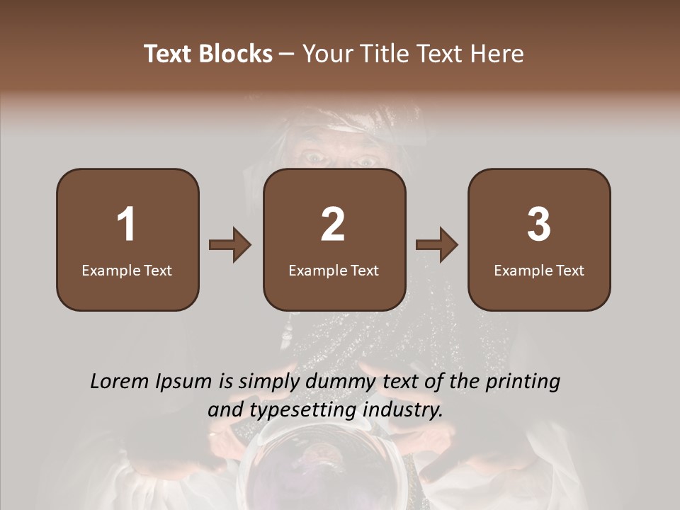 Clairvoyant Gypsy Prognosticator PowerPoint Template